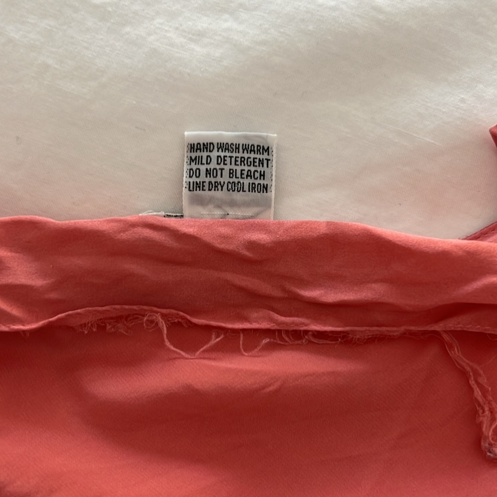 Morgan Taylor Silk Pink Slip Dress - Picture 3 of 8